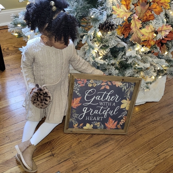 Toddler Girl Sweater Dress w/Purse - Picture 2 of 5